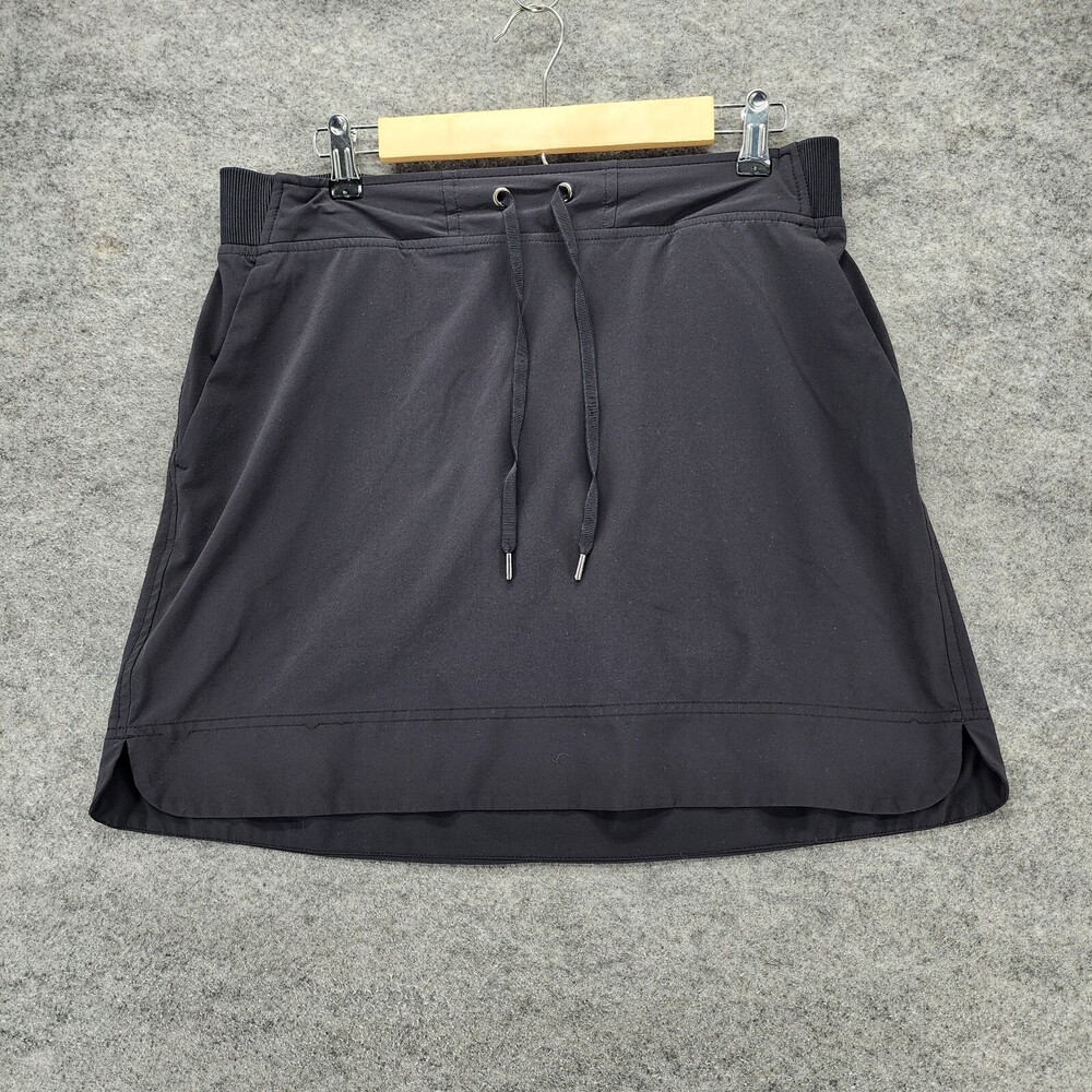 Athleta Skort Womens 14 Pull On Black Drawstring Athletic Golf Tennis